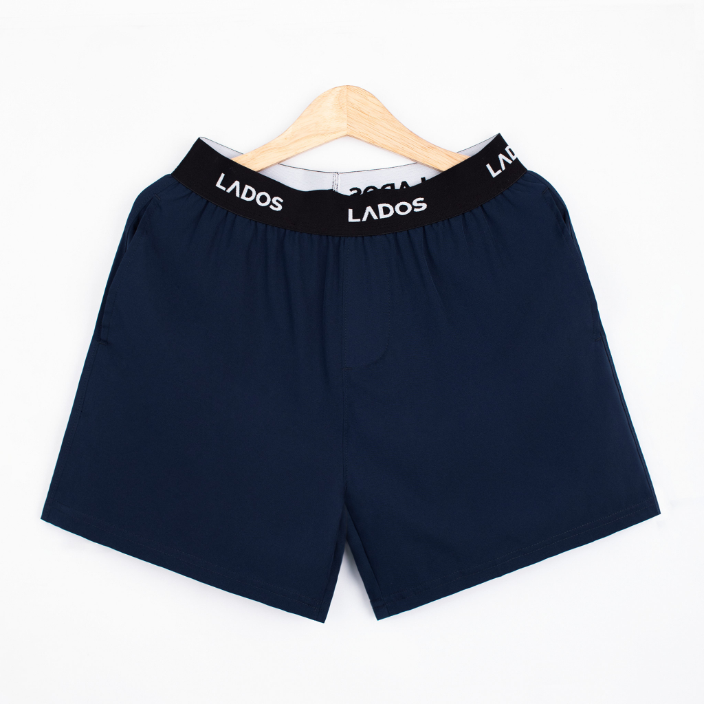 Quần short đùi kate Nam lưng chun co giãn LADOS-24101 chất thoáng mát, thấm hút, mặc nhà, đi chơi