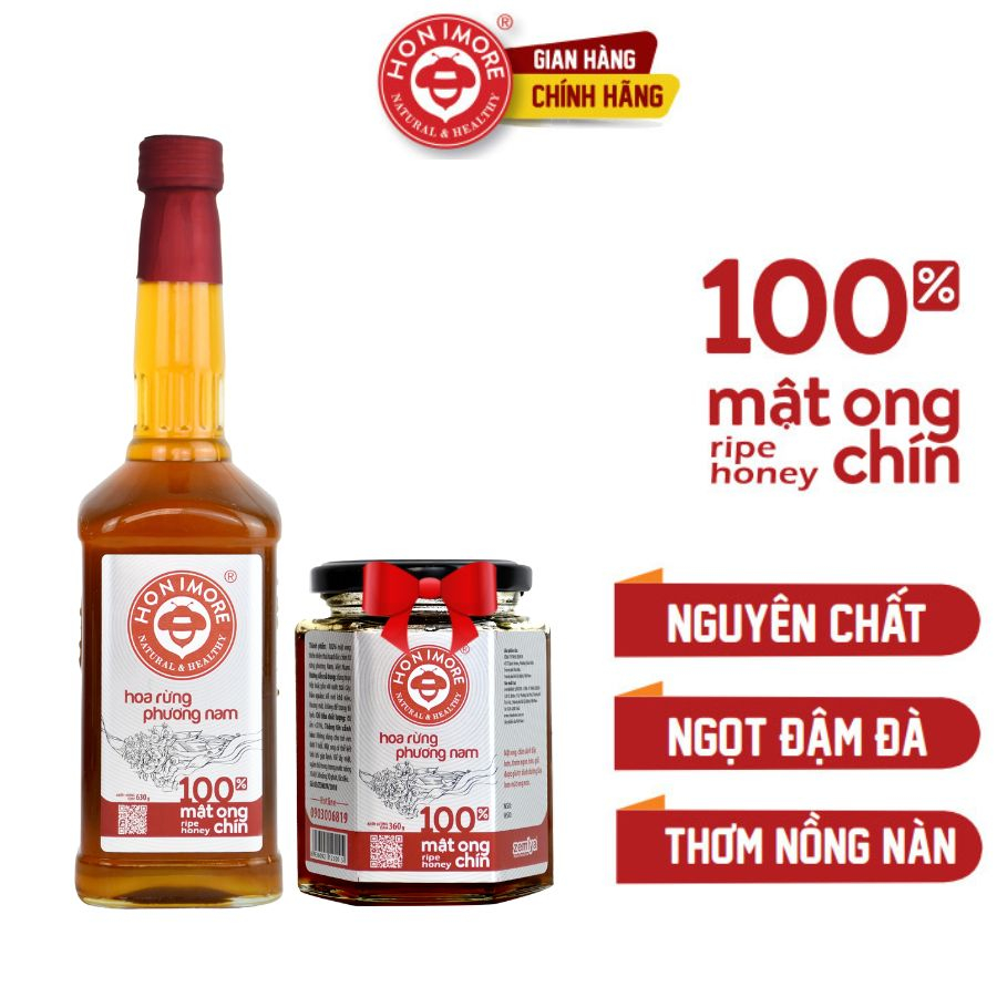 Ảnh Mật ong nguyên chất rừng Phương Nam Honimore 630g 1