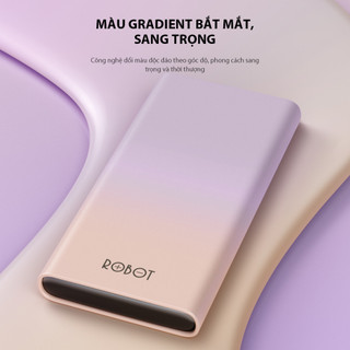 Pin sạc dự phòng RT11 10000 mAh sạc nhanh 20W  chính hãng ROBOT bảo hành 12 tháng
