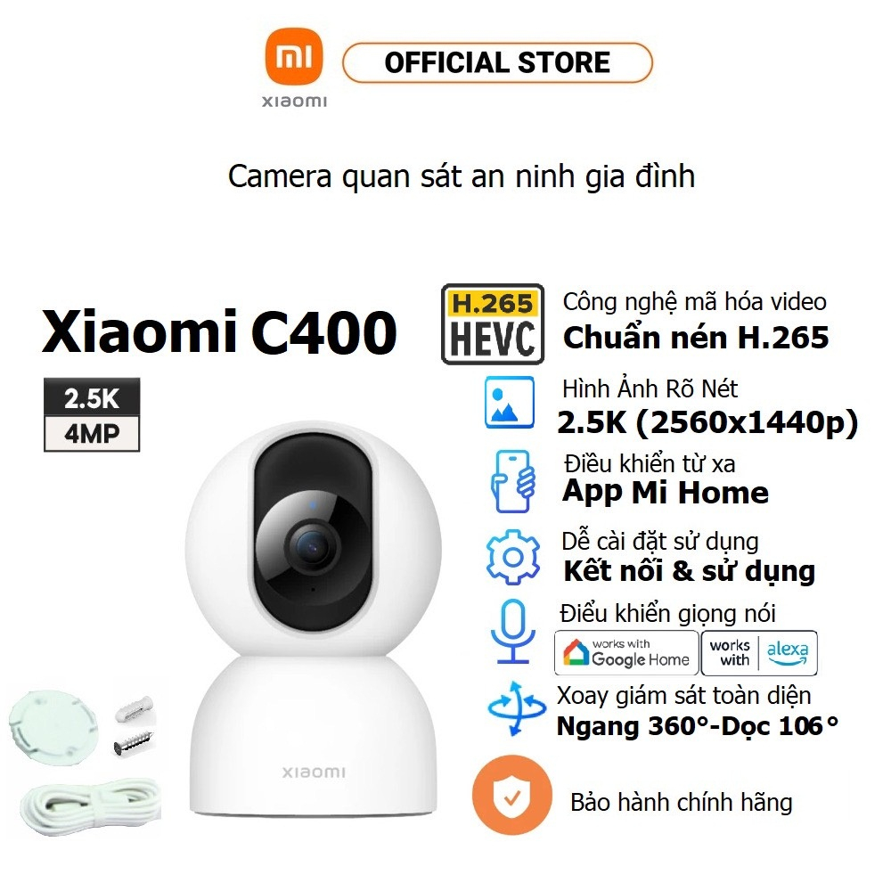 Xiaomi Smart Camera C400 2.5K EU BHR6619GL