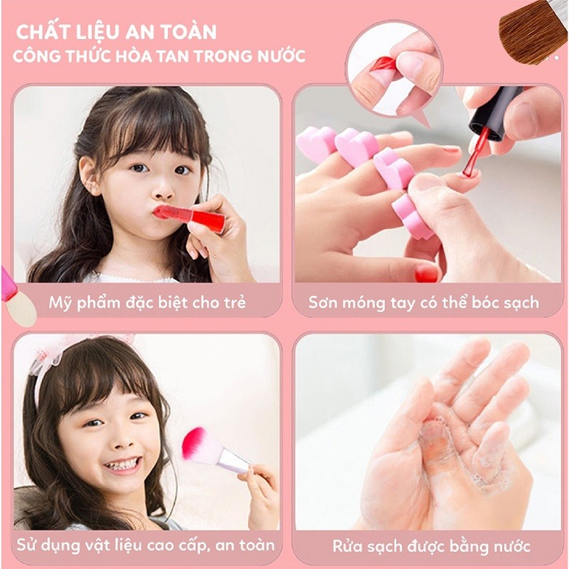 Ảnh Đồ chơi trang điểm thật cho bé gái cao cấp, an toàn, dễ làm sạch M-611 3