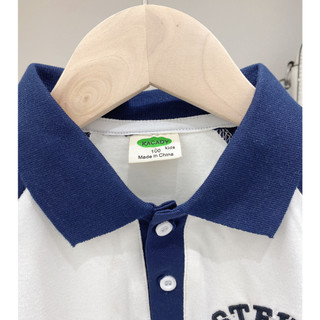 Áo thun Polo kẻ cho bé trai hàng Quảng Châu hình cực yêu Áo cổ bẻ cho bé trai Phương Kid - A12