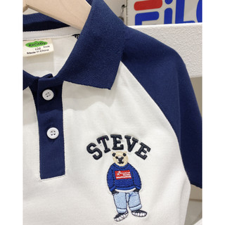Áo thun Polo kẻ cho bé trai hàng Quảng Châu hình cực yêu Áo cổ bẻ cho bé trai Phương Kid - A12