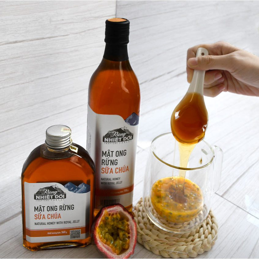 Ảnh Mật ong rừng sữa chúa – Rừng Nhiệt Đới 730g/chai- mật ong nguyên chất, tăng đề kháng 3