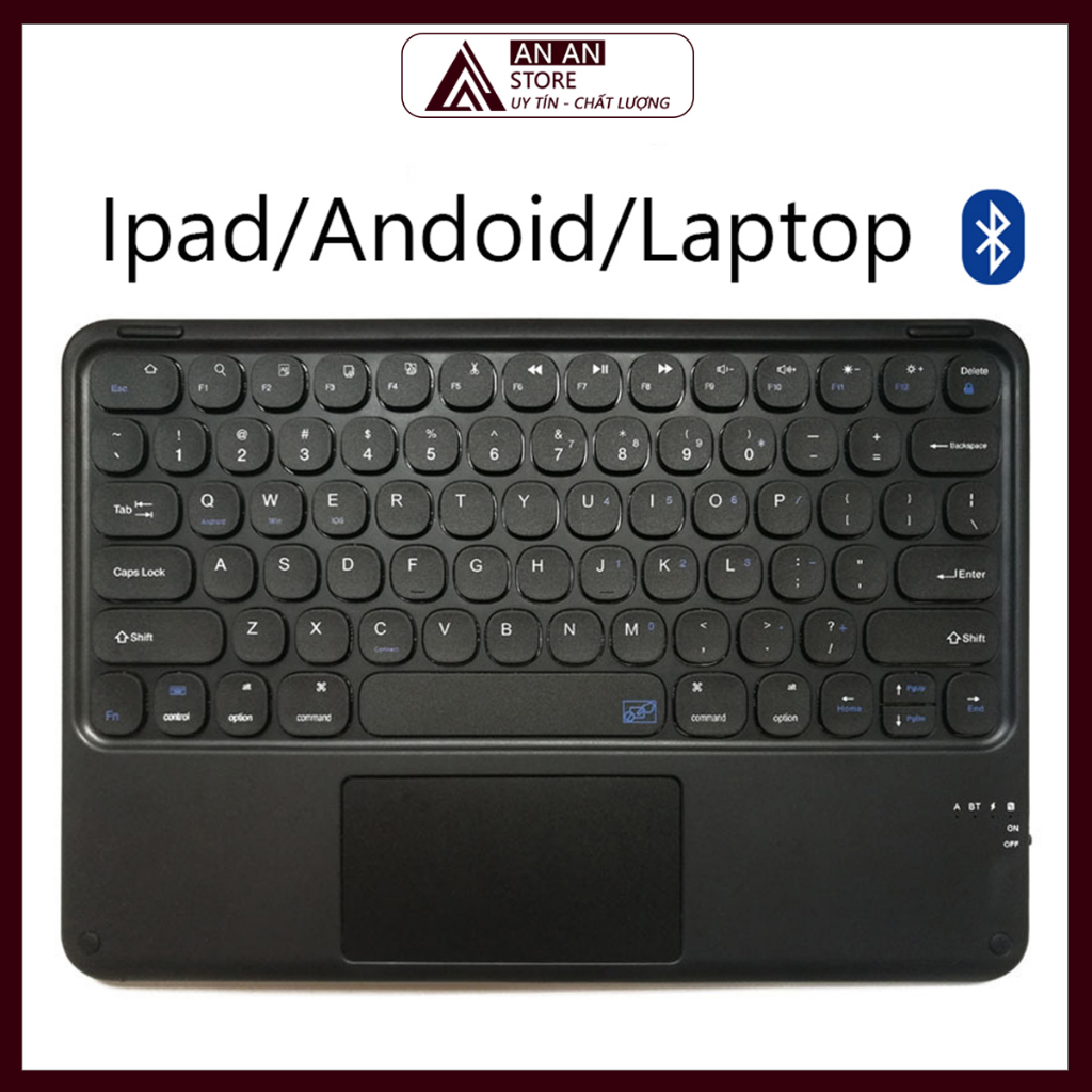 Bàn phím Bluetooth Có Chuột Touchpad Dùng Cho Ipad Android Laptop Size ...