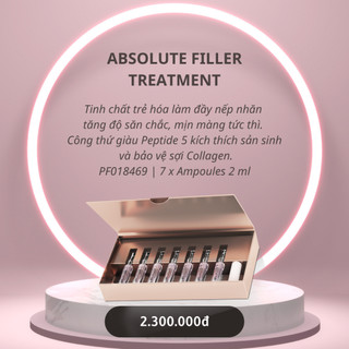Dibi Filler Code Absolute Filler Treatment 7x2ml - Tinh Chất DIBI MILANO Căng Bóng, Giảm Nếp Nhăn