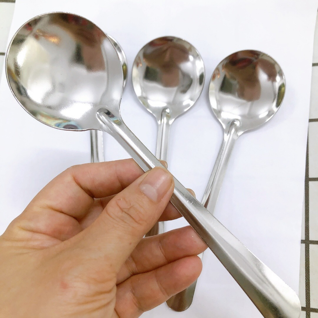 Muỗng Thìa ăn cơm, ăn canh,ăn phở,ăn súp sâu cán dài