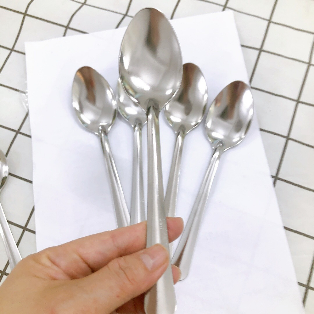 Muỗng Thìa ăn cơm, ăn canh,ăn phở,ăn súp sâu cán dài