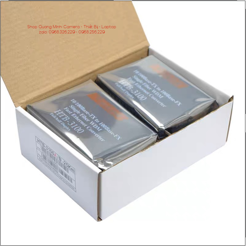 Bộ Chuyển Đổi Quang Điện NetLink HTB-3100B và HTB-1100S A 100Mbps 1 Sợi ...