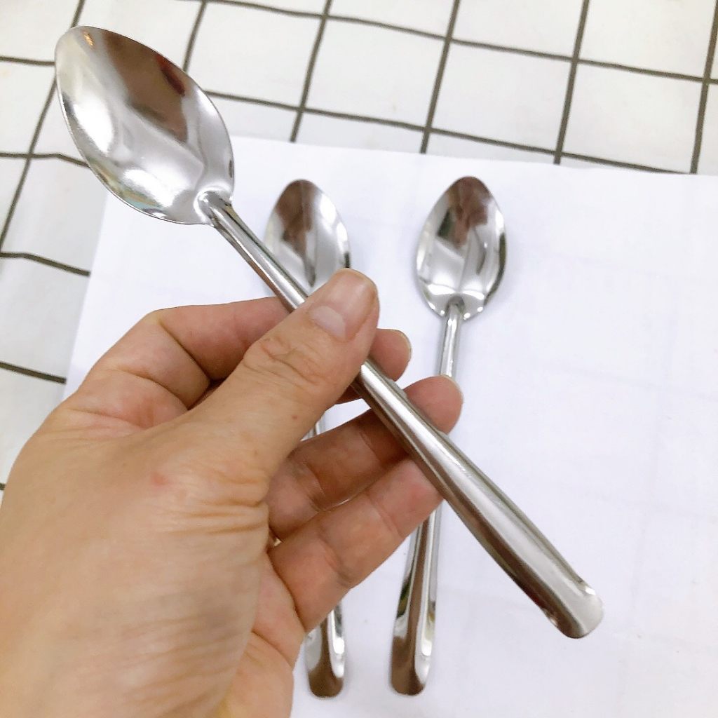 COMBO 10 cái Muỗng cafe dài Inox - pha cafe đen ,cafe sữa cao cấp không gỉ