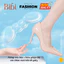 Đệm gót giày nữ silicon & mút xốp chống rộng, giảm size, êm chân. Miếng lót gót giày chống tuột gót