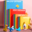 Tệp 100 tờ giấy Orgami trơn 10 - 20 màu - Giấy xếp giấy thủ công định lượng 70g