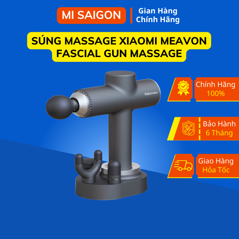 Súng massage Xiaomi Meavon Fascial Gun Massage Shopee Việt Nam