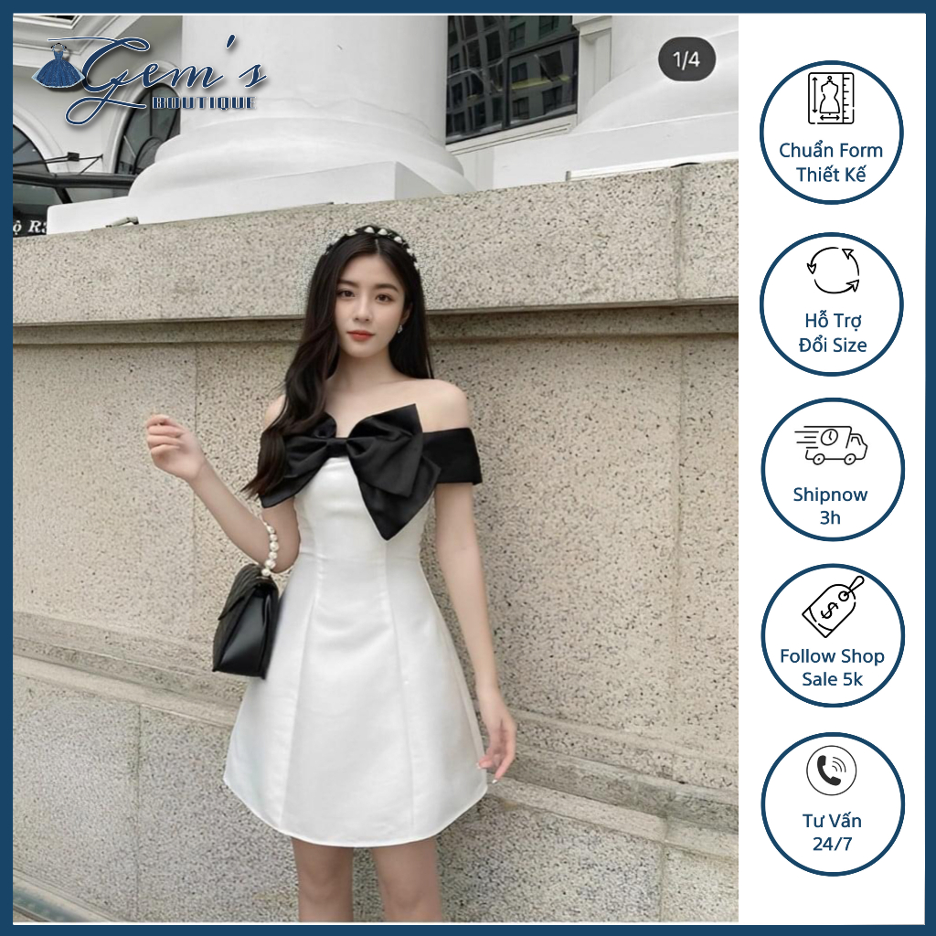 MASON DRESS - ĐẦM TRỄ VAI CÚP NGỰC GỢI CẢM