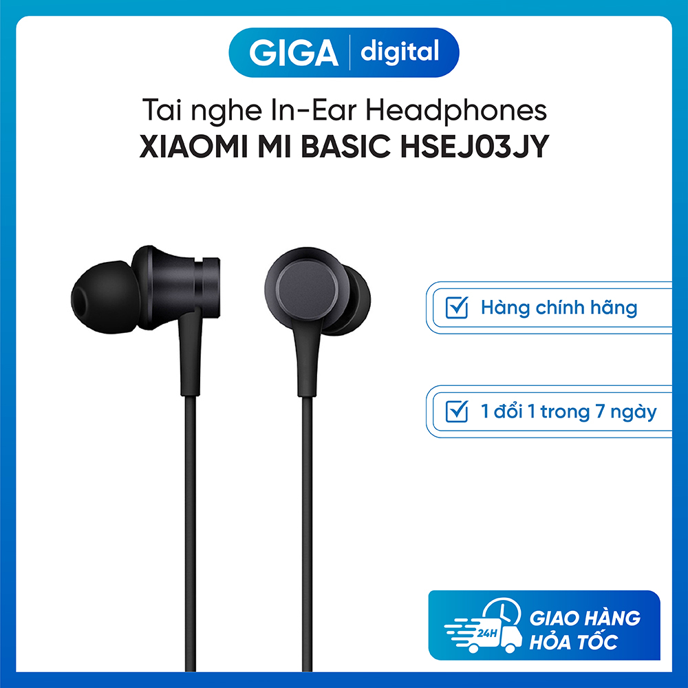 [HCM] Tai nghe InEar Headphones Xiaomi Mi Basic HSEJ03JY Shopee Việt Nam