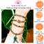 Chuỗi hạt trầm tốc 108 6ly mix charm đá xanh, đỏ, trắng, vàng, giành cho nữ-Bình an thanh lịch.