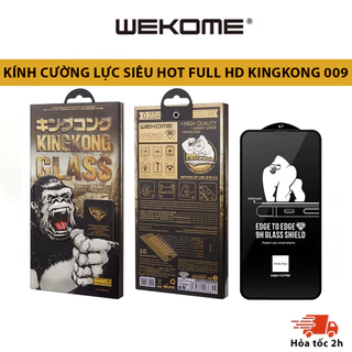 [CHỐNG VỠ] Kính cường lực KINGKONG WEKOME 009 hộp sắt full màn iphone 7 8 X XS Max 11 12 Pro 13 13 14 15 16 promax