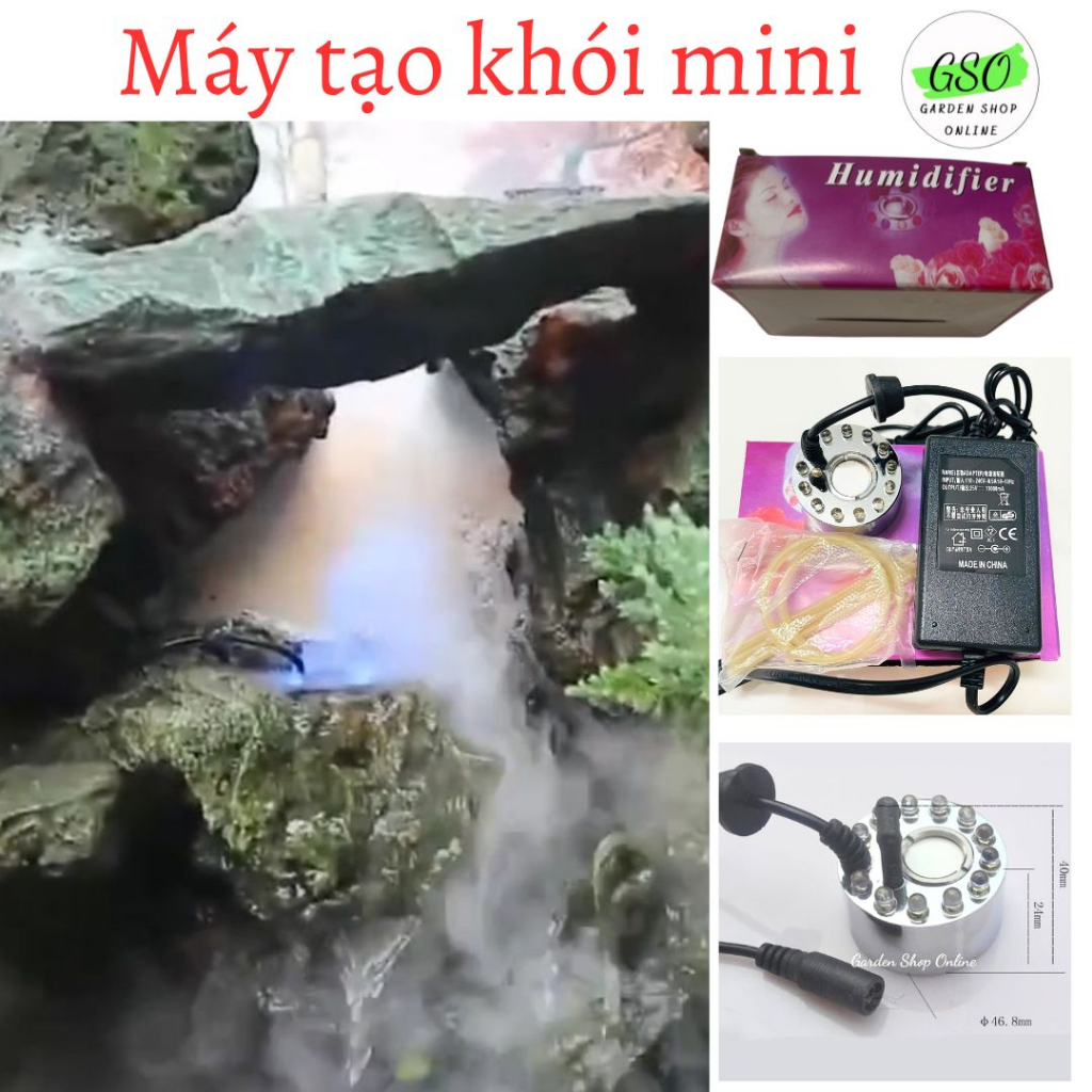 Máy tạo khói, ẩm 1 đầu Humidifier cho hòn non bộ, bán cạn | Shopee Việt Nam