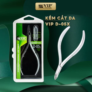Kềm Cắt Da VIP cao cấp, Thép Không Rỉ (INOX), mang tròn, D-05x/v (1 chống, 2 chống)