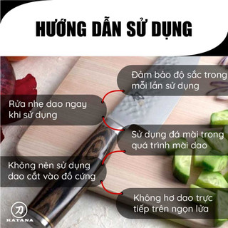 Dao bếp Nhật cao cấp Shun Premier Santoku - Dao thái đa năng thép Damascus TDM0702 (178mm)