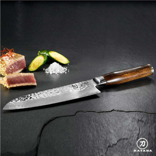 Dao bếp Nhật cao cấp Shun Premier Santoku - Dao thái đa năng thép Damascus TDM0702 (178mm)
