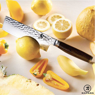 Dao bếp Nhật cao cấp Shun Premier Nakiri - Dao thái rau củ thép Damascuss 69 lớp TDM0742 (140mm)