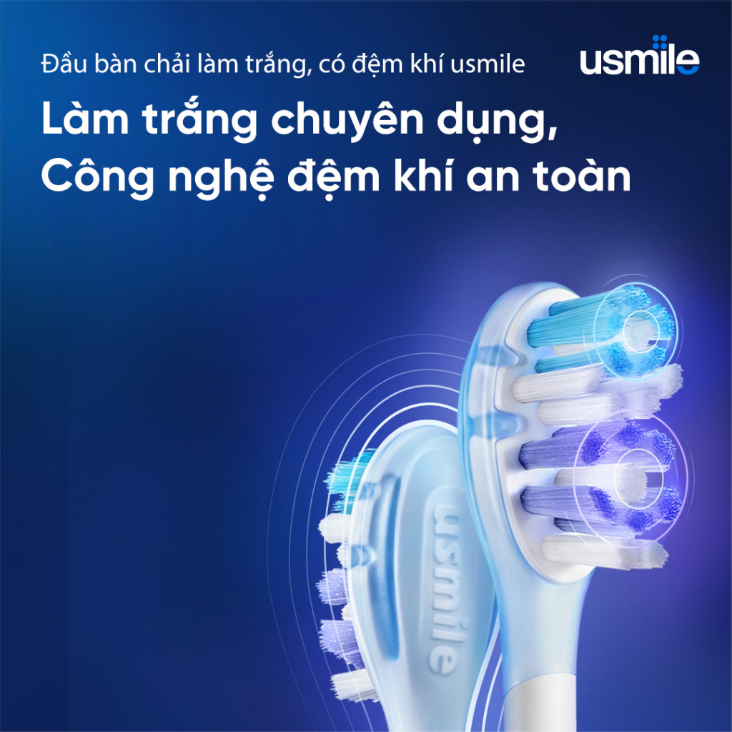 Ảnh Đầu bàn chải đệm khí usmile Advanced Professional (Air-bag PRO) - Phụ kiện chính hãng 2