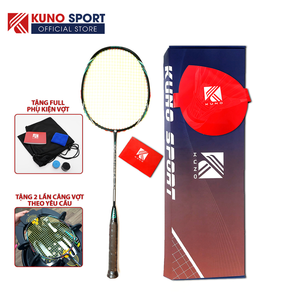 Ảnh Vợt cầu lông 6U KUNO JueJi K501 full carbon cao cấp, vợt cầu lông công thủ toàn diện, siêu nhẹ trợ lực tốt, dễ chơi 3