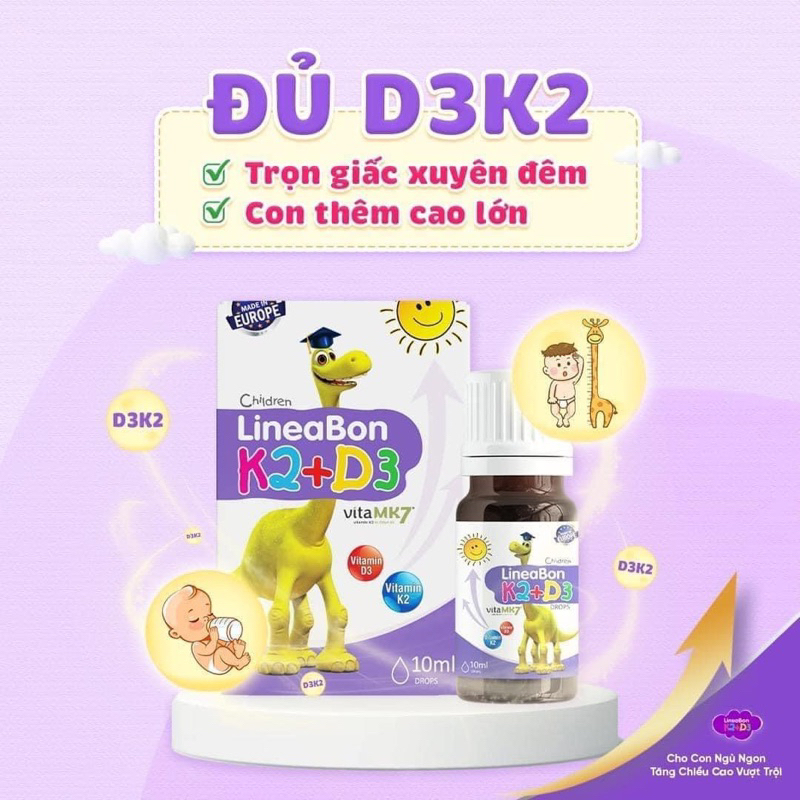 Vitamin K2 D3 LineaBon lọ 10ml Shopee Việt Nam