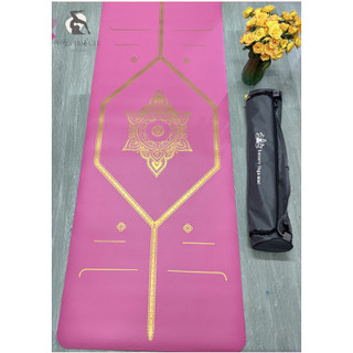 Thảm yoga cao su chống trơn tuyệt đối Tree yoga chính hãng Kèm túi chuyên dụng