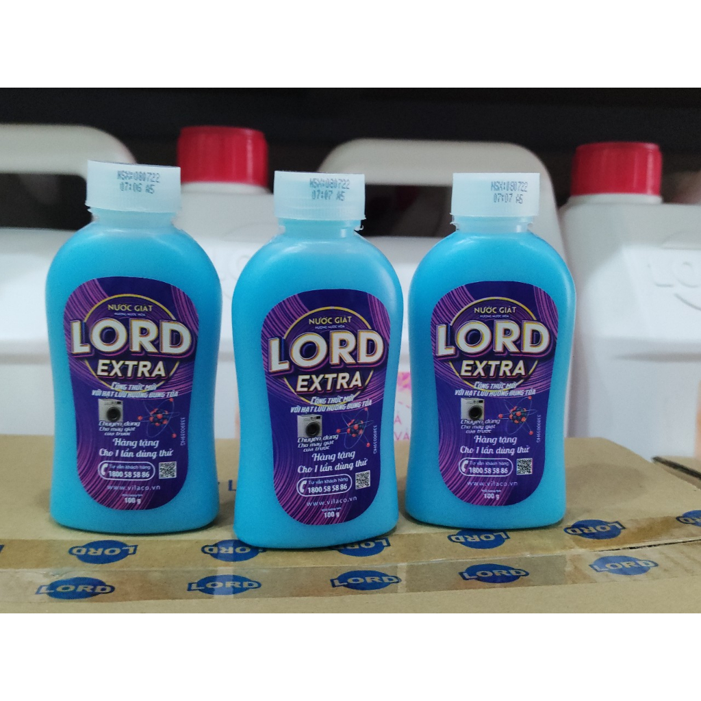 Ảnh Nước giặt Lord Extra (chuyên cho máy cửa ngang) với hương nước hoa 100gr 1