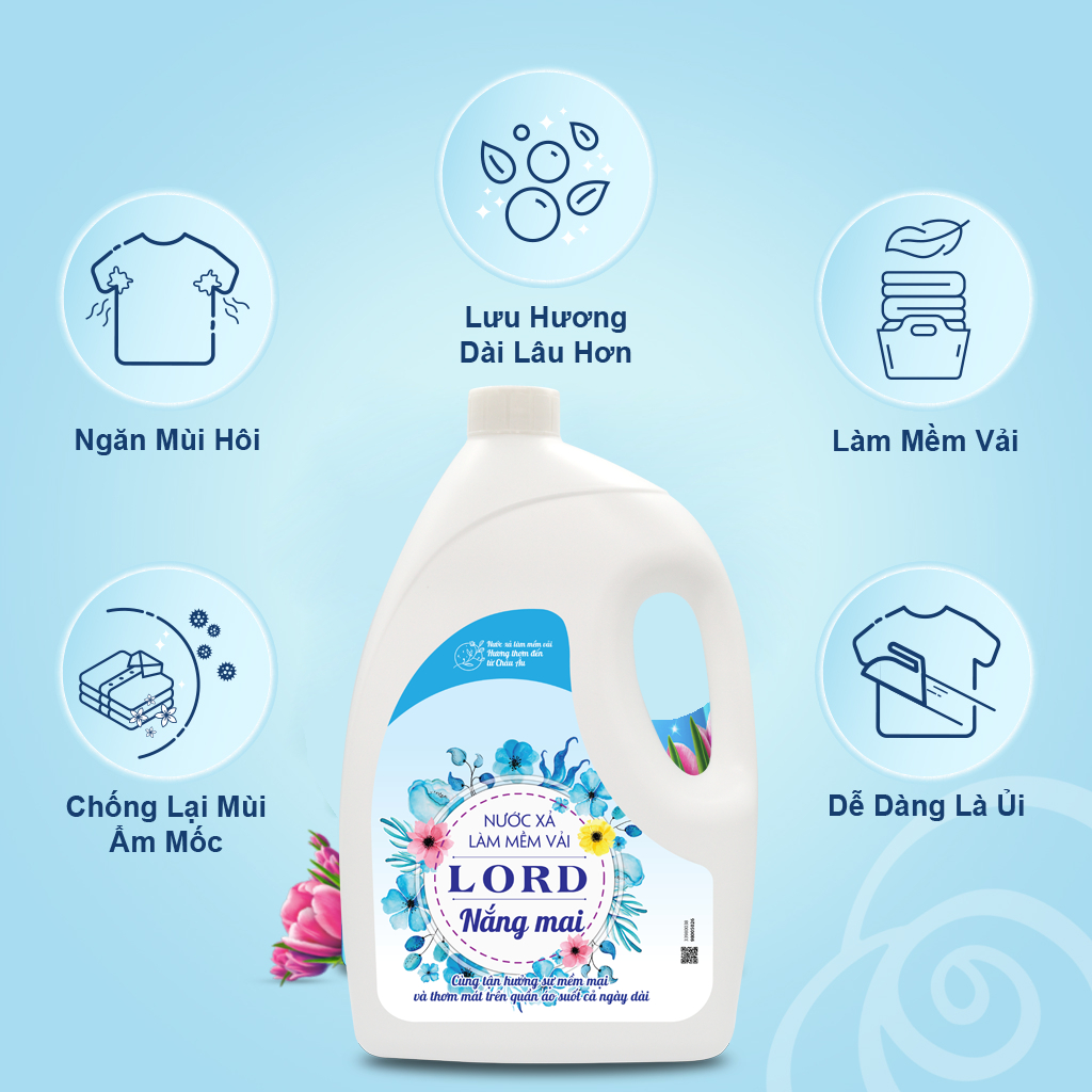 Ảnh Xả vải Lord hương nắng mai (xanh) 300gr 2