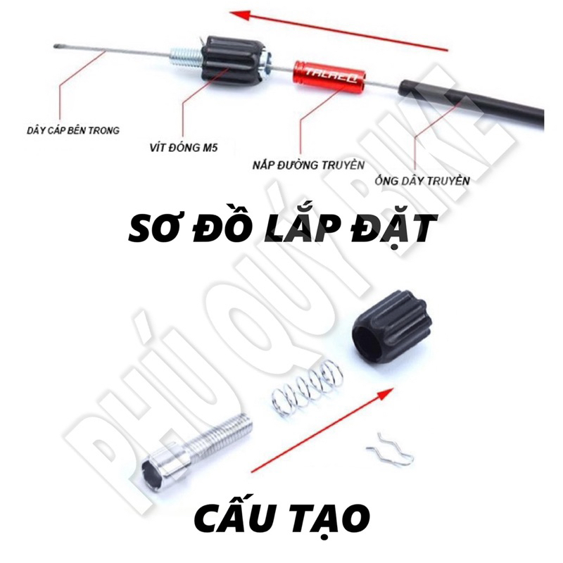 ỐC TĂNG ĐƯA DÂY THẮNG, DÂY ĐỀ XE ĐẠP