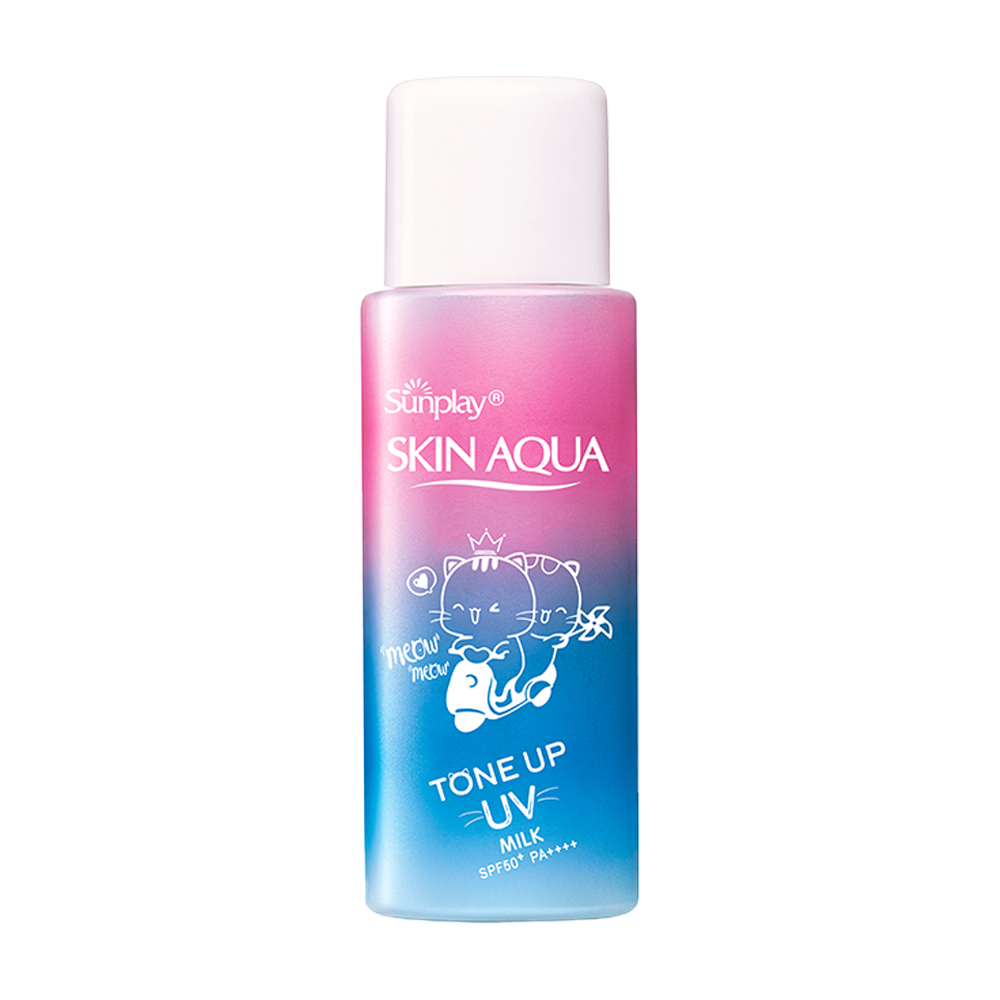 Ảnh Kem Chống Nắng Sunplay Skin Aqua Tone Up Uv Milk Dạng Sữa Hiệu Chỉnh Sắc Da - Lavender Spf50+ Pa++++ 50g 4