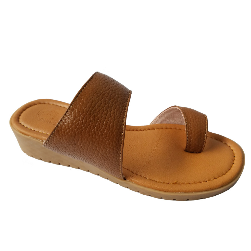 Dép Xỏ Ngón Nữ Da Bò Thật BIGGBEN HKD719