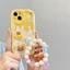 Ốp lưng iphone sóng nổi gấu 3D Cho IPhone 14 12 13 11 Pro Max 6 6S 7 8 Plus X XS XR kèm dây đeo xx1050