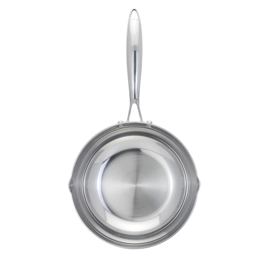 Ảnh Chảo INOX 316 Cao Cấp 3 Lớp Liền Khối Miệng Rót Zenger Size 20-24-26-28cm Chính Hãng KALPEN ĐỨC 2
