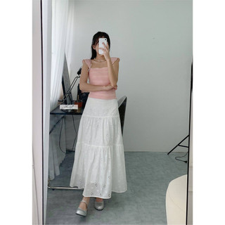 𝐋𝐨𝐫𝐝𝐲 𝐒𝐤𝐢𝐫𝐭 - Chân váy xô tầng dáng dài nhien.official NCV00010