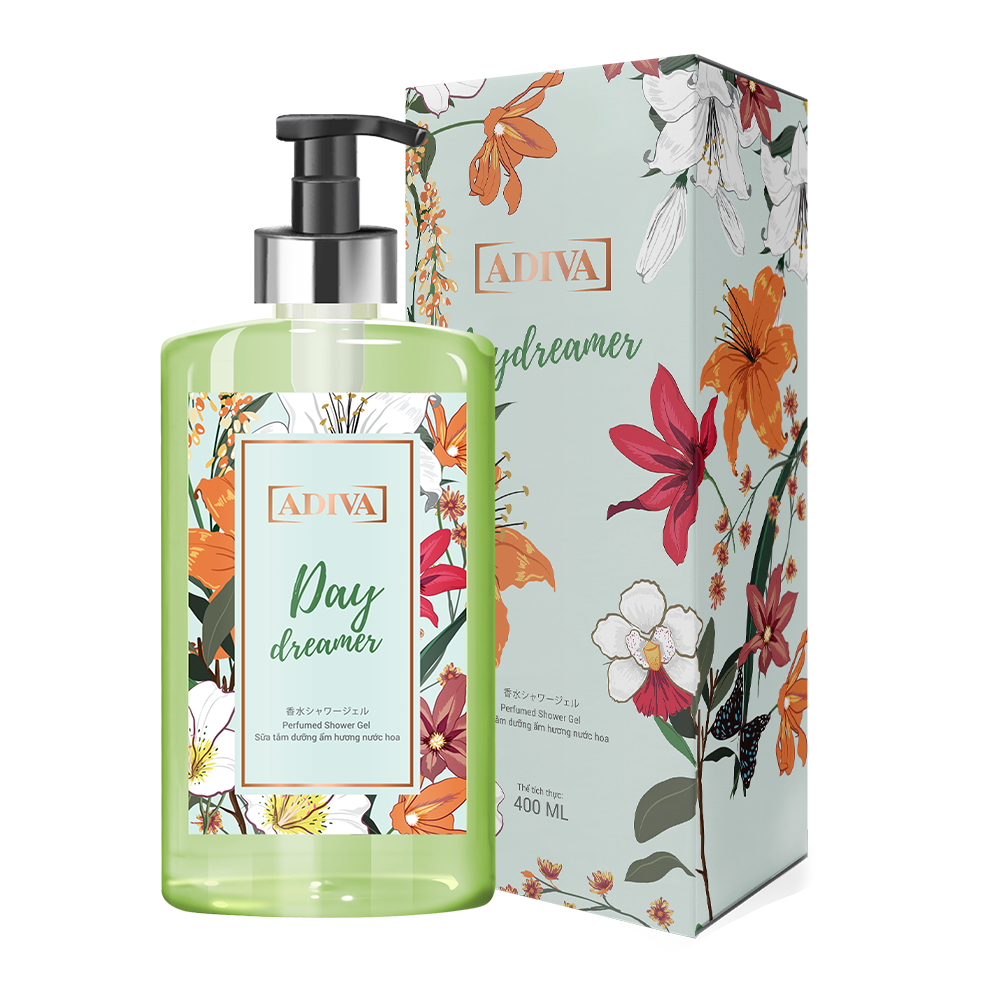 Ảnh Sữa Tắm Dưỡng Ẩm  Hương Nước Hoa ADIVA Day Dreamer 400ml 2