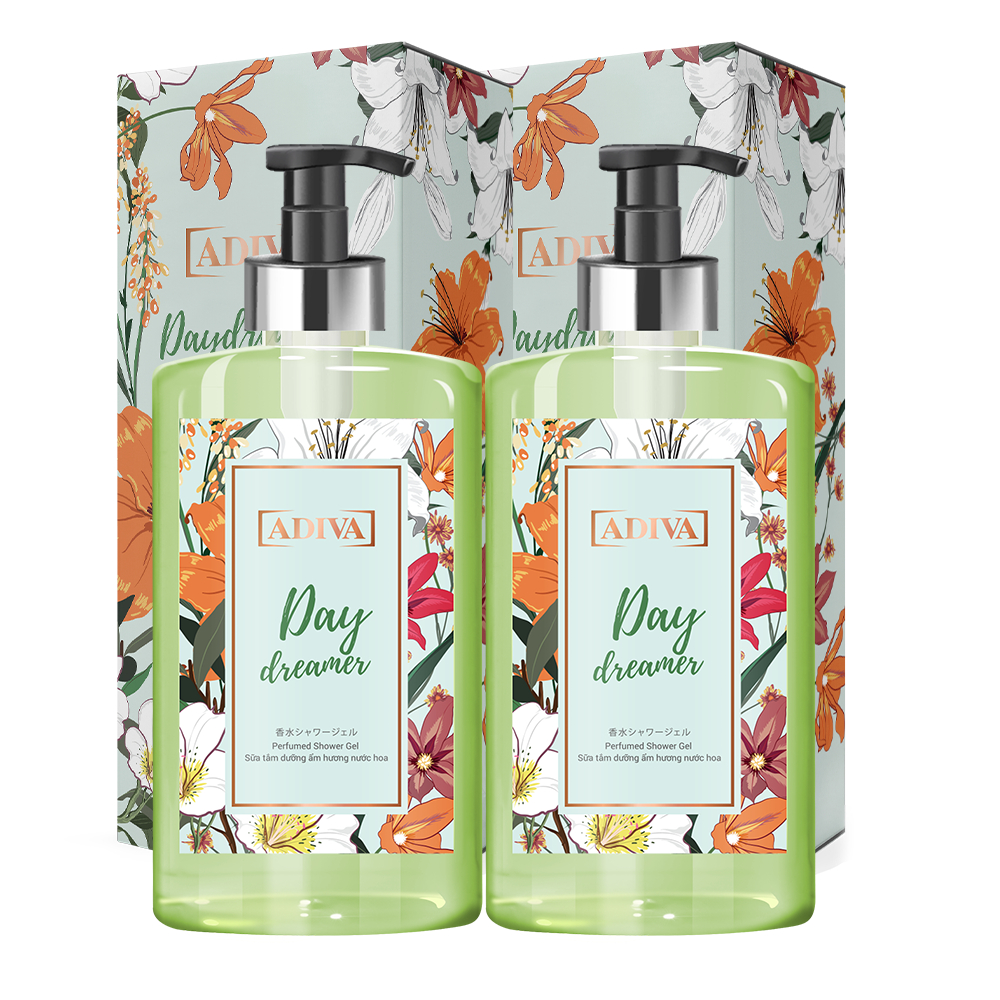 Ảnh Combo 2 Sữa Tắm Dưỡng Ẩm Hương Nước Hoa Adiva Day Dreamer 400ml 1