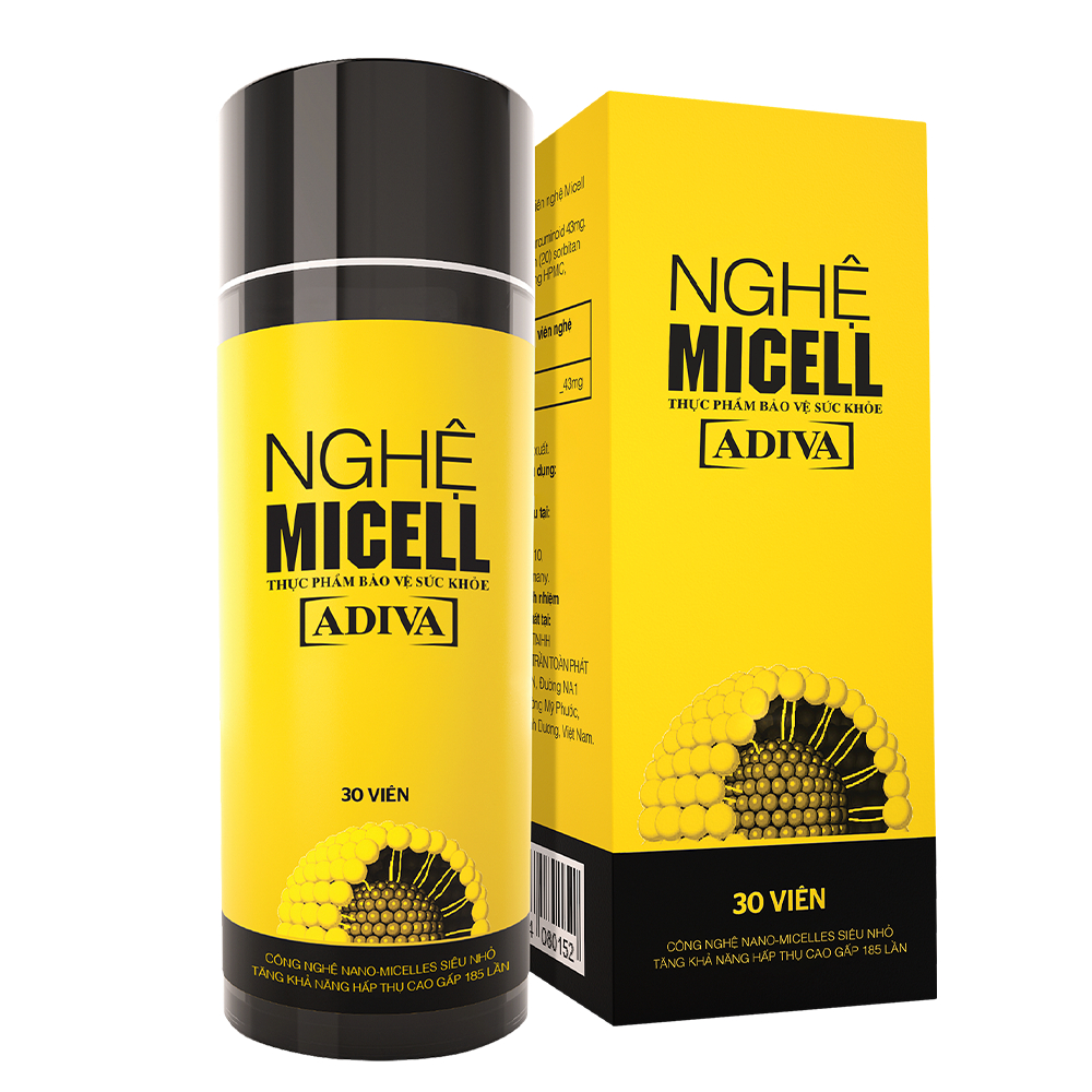 Ảnh Nghệ Micell ADIVA 30 Viên- Hỗ Trợ Các Vấn Đề Về Đau Bao Tử, Dạ Dày 2