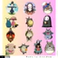 Set 100 Sticker Ghibli studio Anime Chống Nước Dán Laptop Vali Mũ Bảo Hiểm Sổ Tay