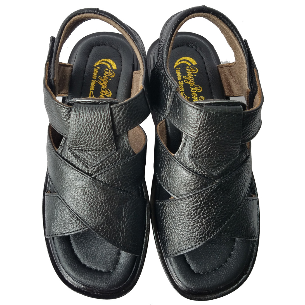 Giày Sandal Nam Da Bò BIGGBEN Cao 4 Phân HKD733