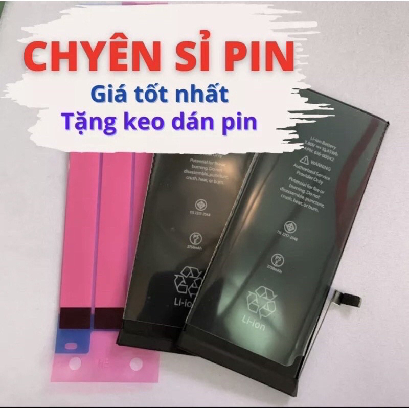 Pin dung lượng cao cho iP 5s/5c/5se/6/6p/6s/6sp/7/7p/8/8p//X/XS/XR/XSM/11/12/13/14/15 Mới Đảm Bảo Chất Lượng | BigBuy360 - bigbuy360.vn