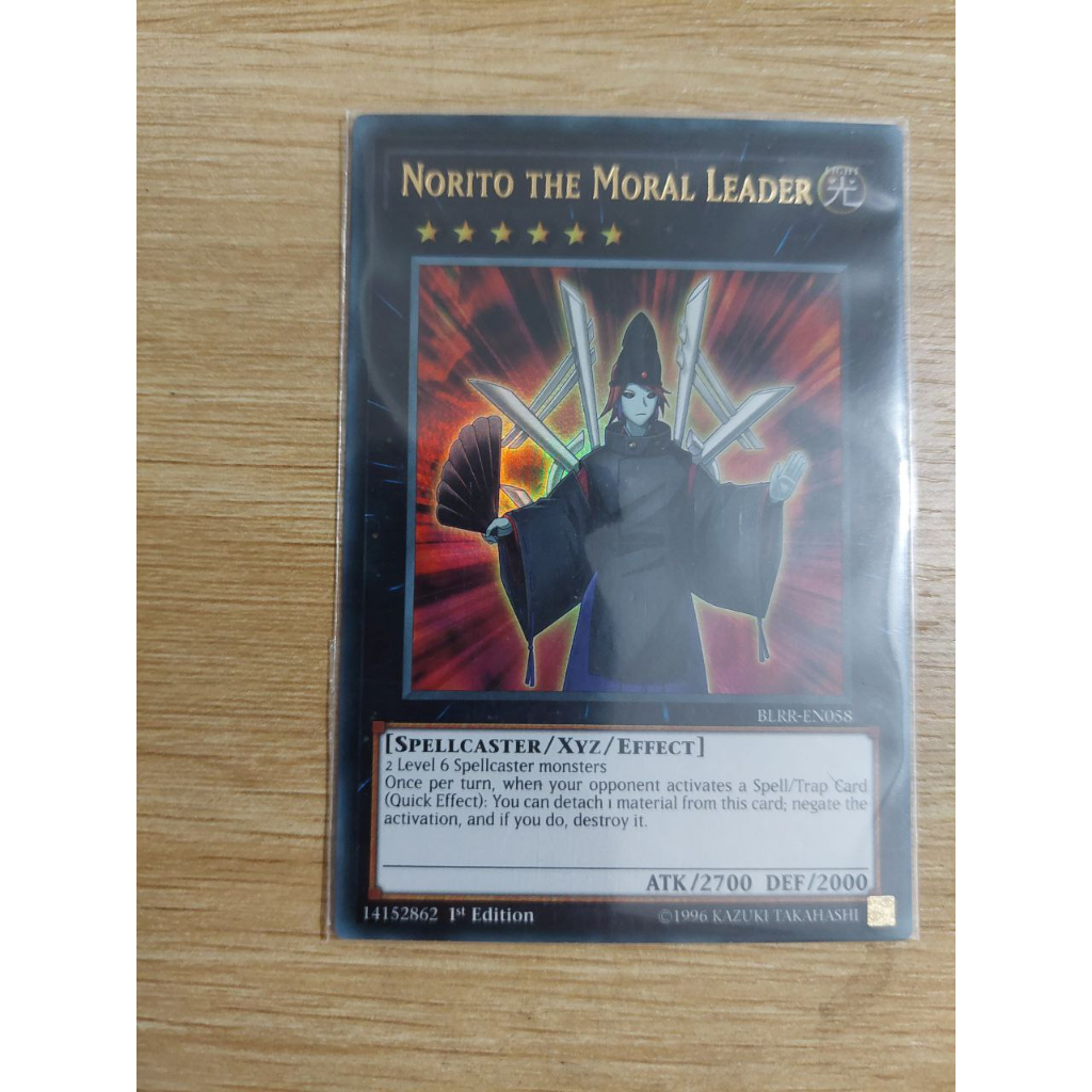 Thẻ bài Yugioh Norito The Moral Leader | Shopee Việt Nam
