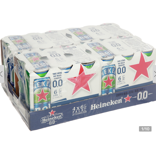 thùng 24 lon bia HALIKEN ZEZO không độ 330ml | Shopee Việt Nam
