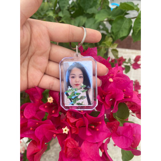 Móc khóa in ảnh theo yêu cầu, in được 2 mặt khác nhau