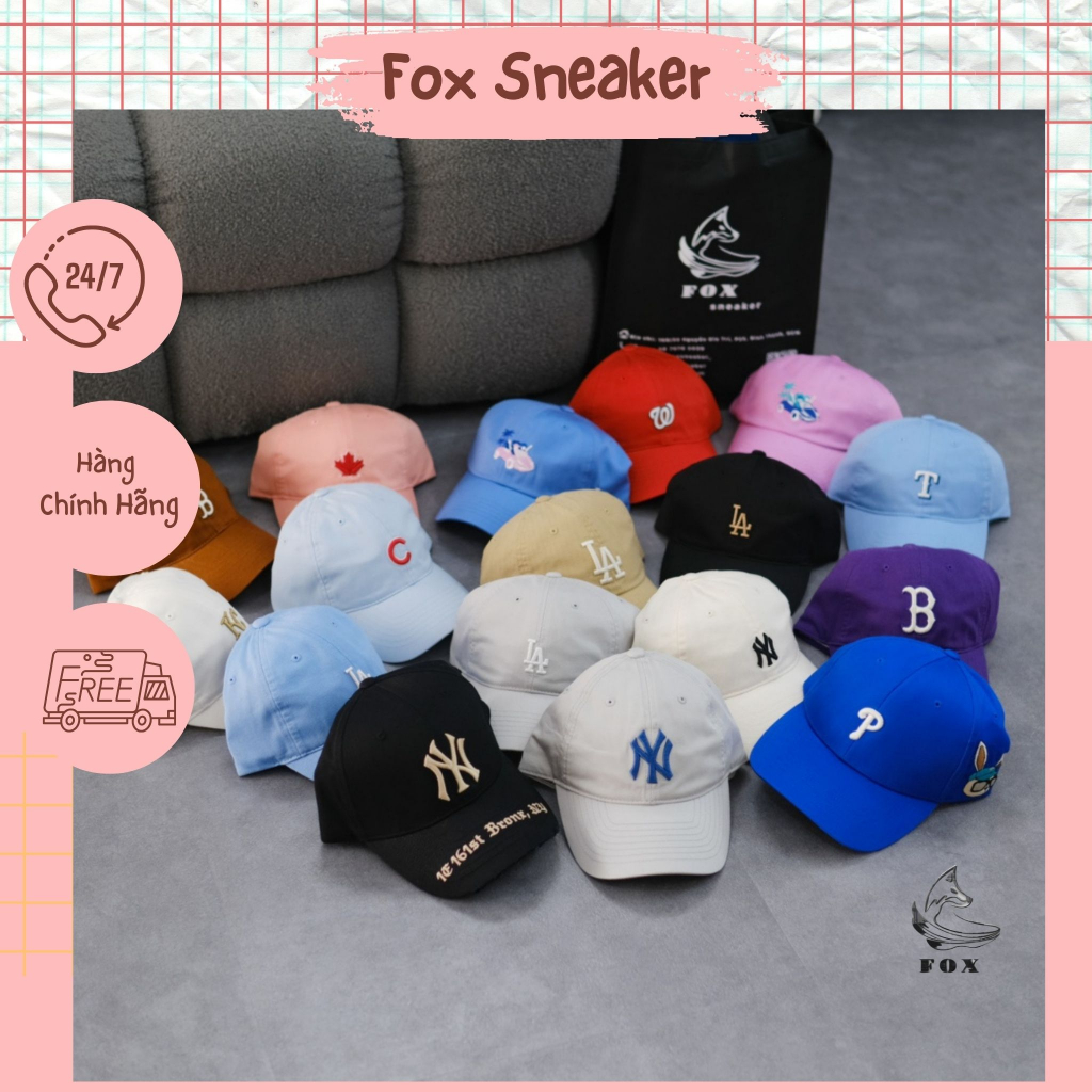 Mũ Nón MLB Hàng Chính Hãng Nhiều Mẫu - Fox Sneaker | Shopee Việt Nam