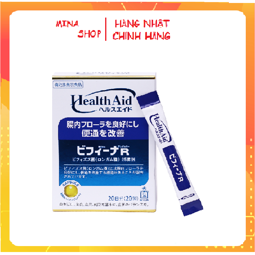 Men vi sinh Bifina R Health Aid Hộp 20 gói Nhật Bản | Shopee Việt Nam