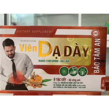 Viên uống Dạ dày Bảo Tâm An- giảm viêm loét da dày, tá tràng (hộp 30 viên)
